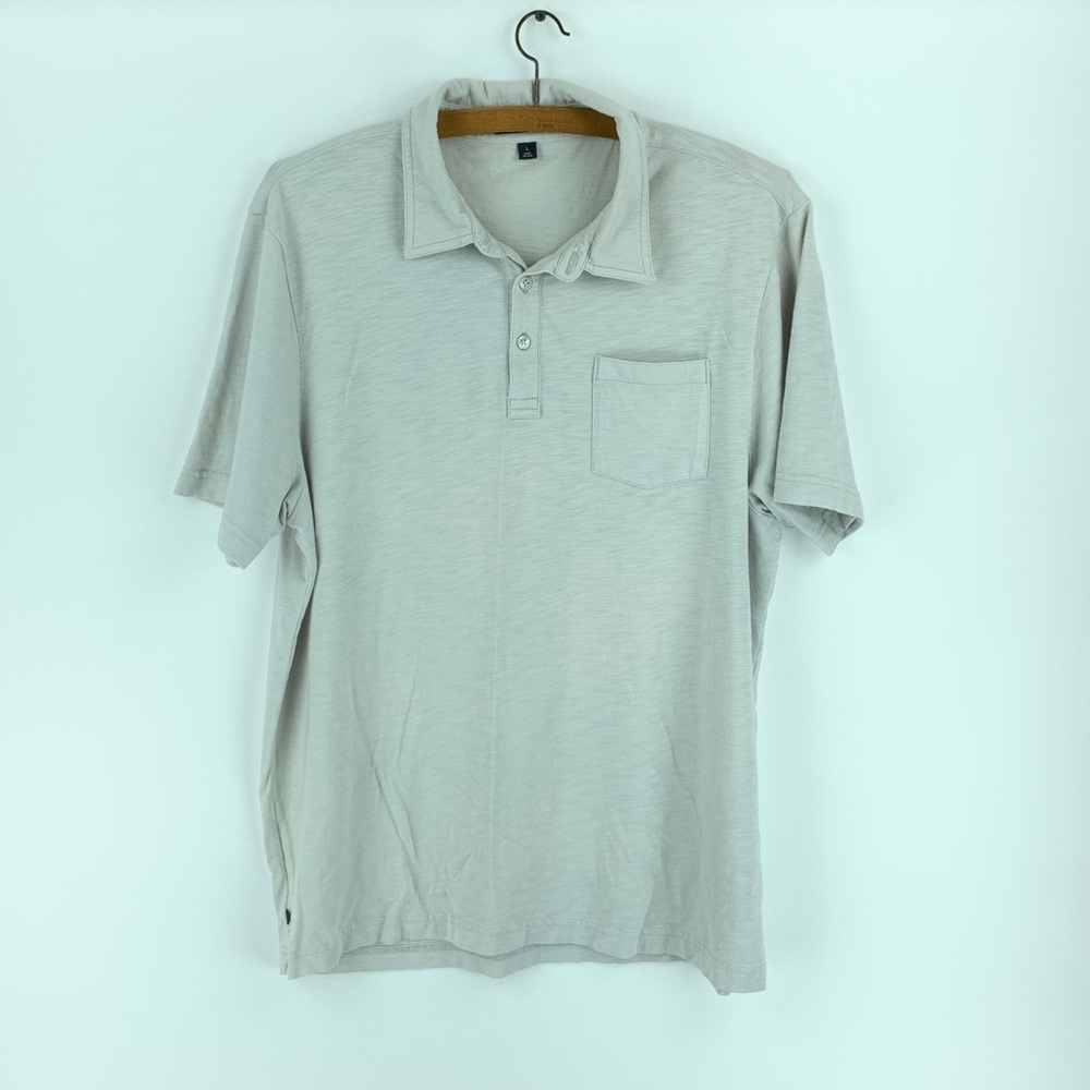 Travis Mathew Polo Golf Shirt Men’s Large Gray